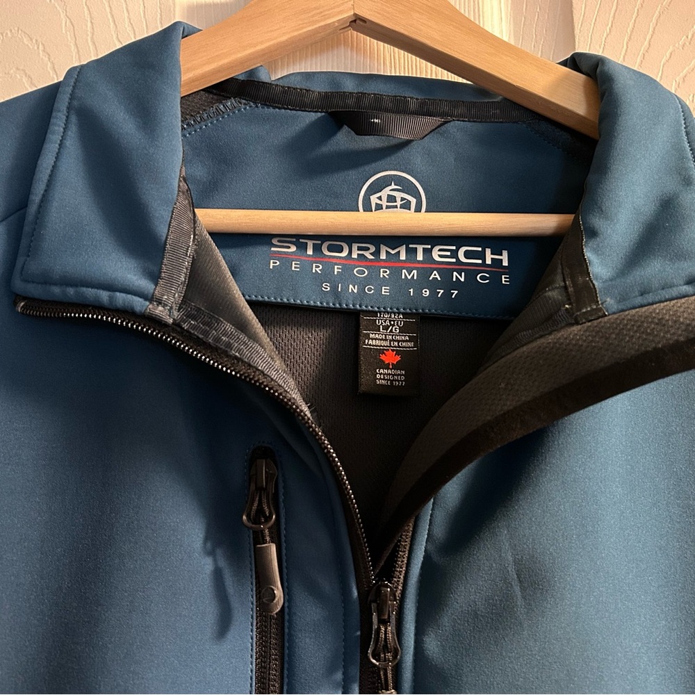 Soft Shell Jacket Waterproof Blue - image 2